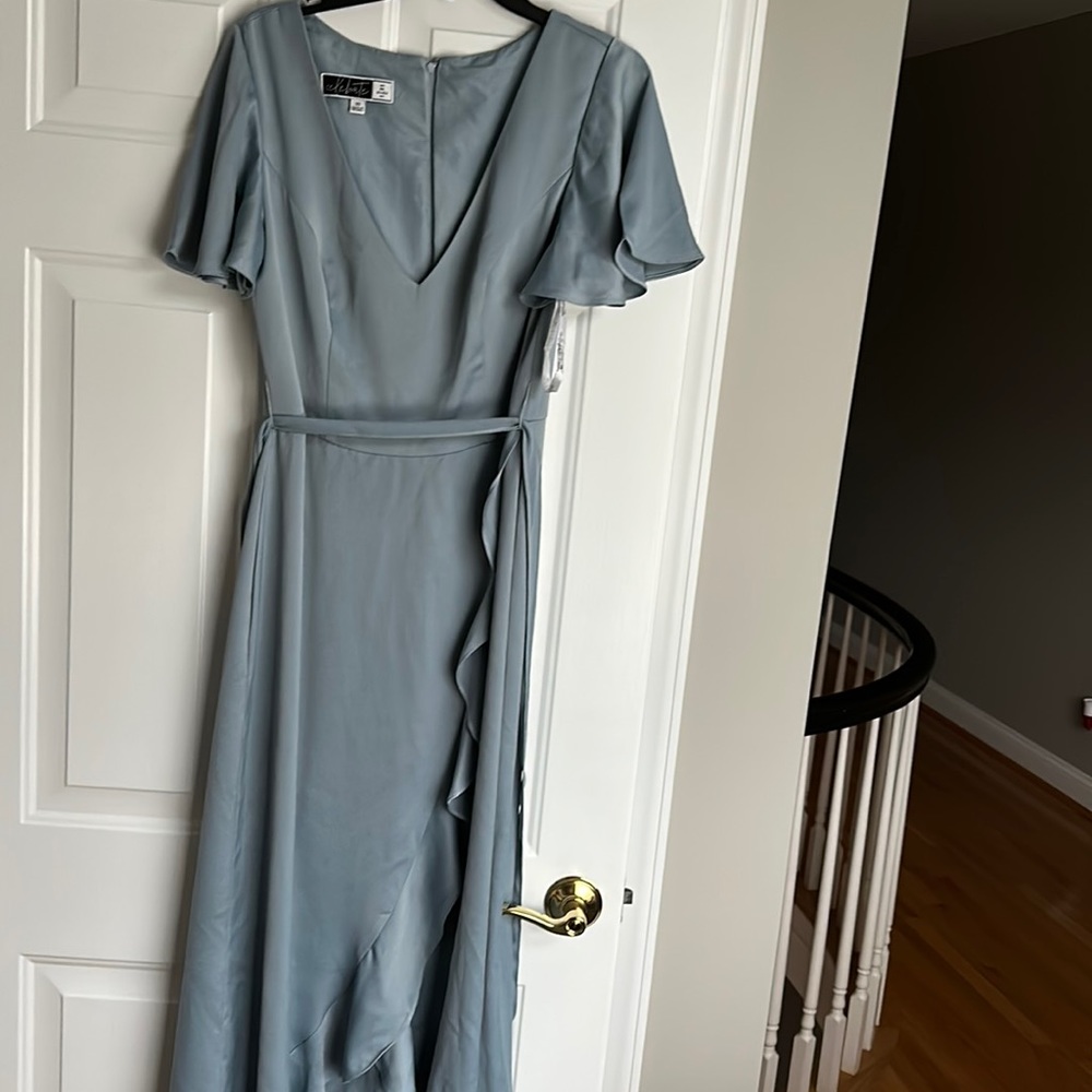 Dusty Blue Bridesmaid Dress